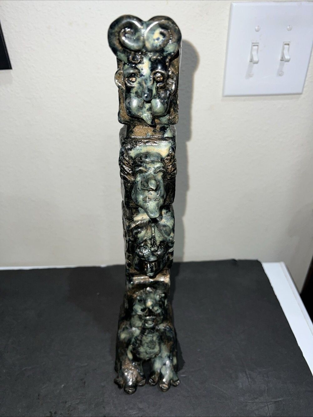 Pillar of Souls Hellraiser-Inspired Sculpture Horror Gothic Decor Halloween ~14”
